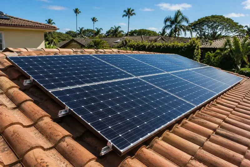 Installation de panneaux solaires à Pont-Péan